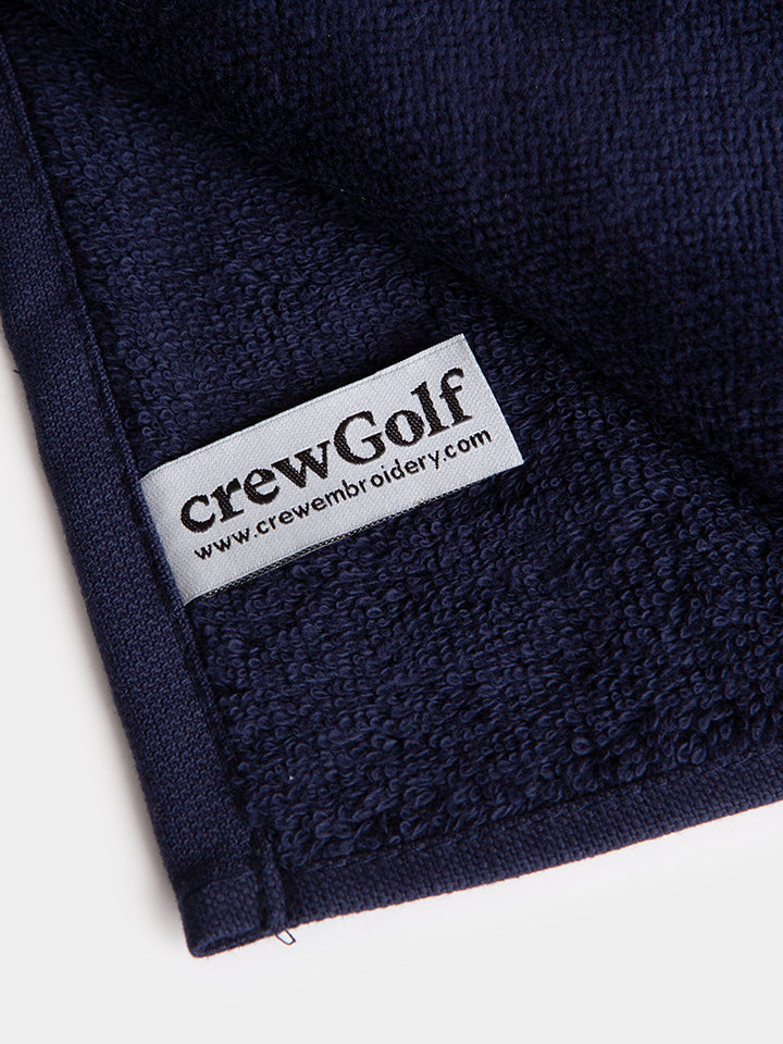 Personalised Golf Towel Navy Blue