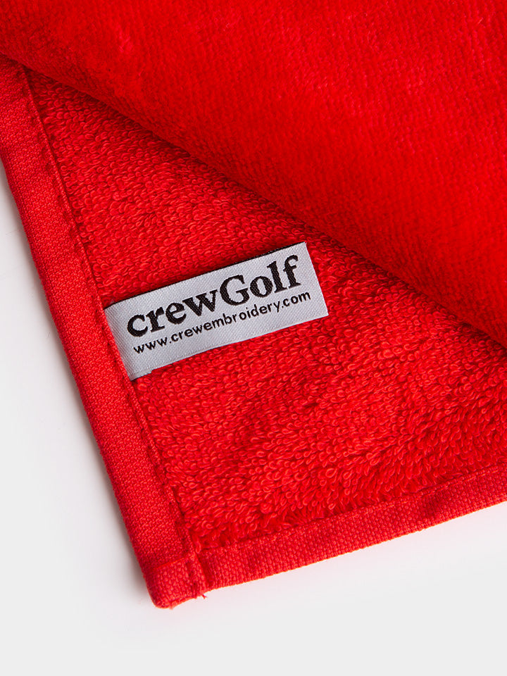 Personalised Golf Towel  Red 3